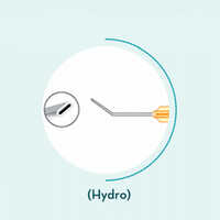 Hydro Opthalmic Cannula - Color: Silver