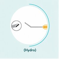 Hydro Opthalmic Cannula - Color: Silver
