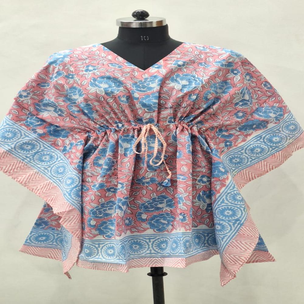 Beautiful Hand Block Printed Kaftan