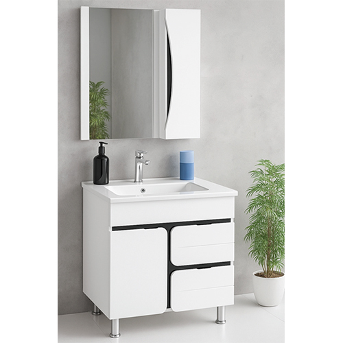 2487 Bathroom Vanity Pvc - Color: White