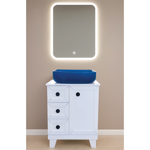 1802 Bathroom Vanity Pvc - Color: White