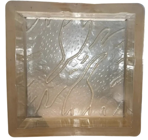Paver Block Pvc Rubber Mould - Color: White