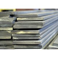 Flat Steel Bar - Color: Silver