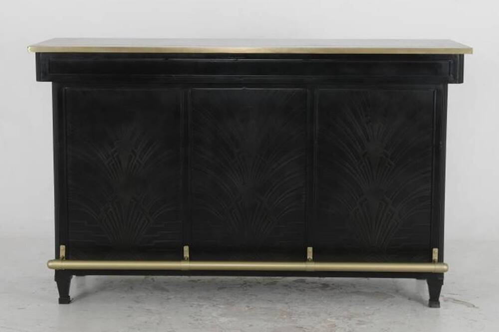 IRON AND WOOD CABINET