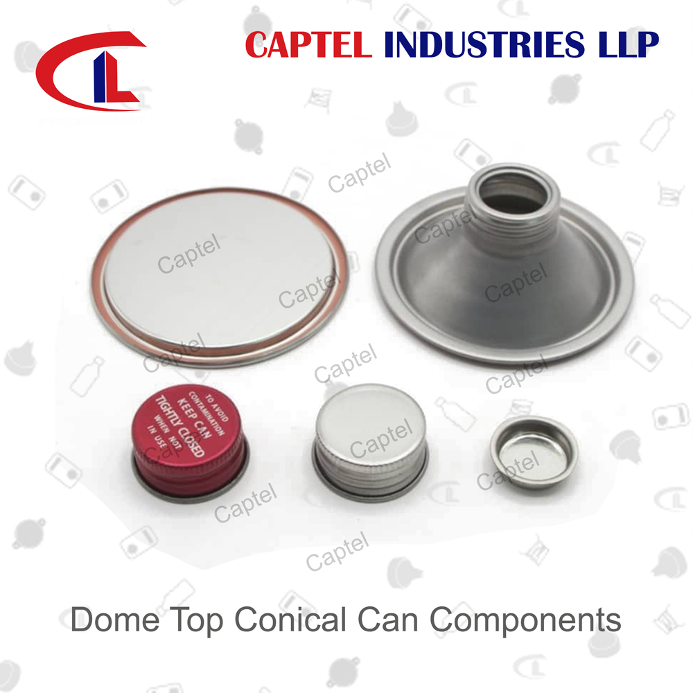 Dome Top Conical Can Components