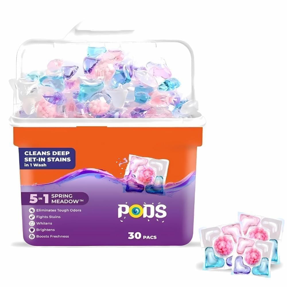 5 In 1 Magic Laundry Pods - Color: Multi