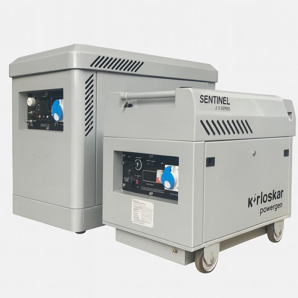 किर्लोस्कर 7.5 kVA पोर्टेबल डीजल जनरेटर