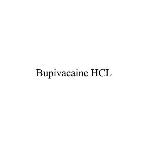 Bupivacaine HCL Pharmaceutical Chemical