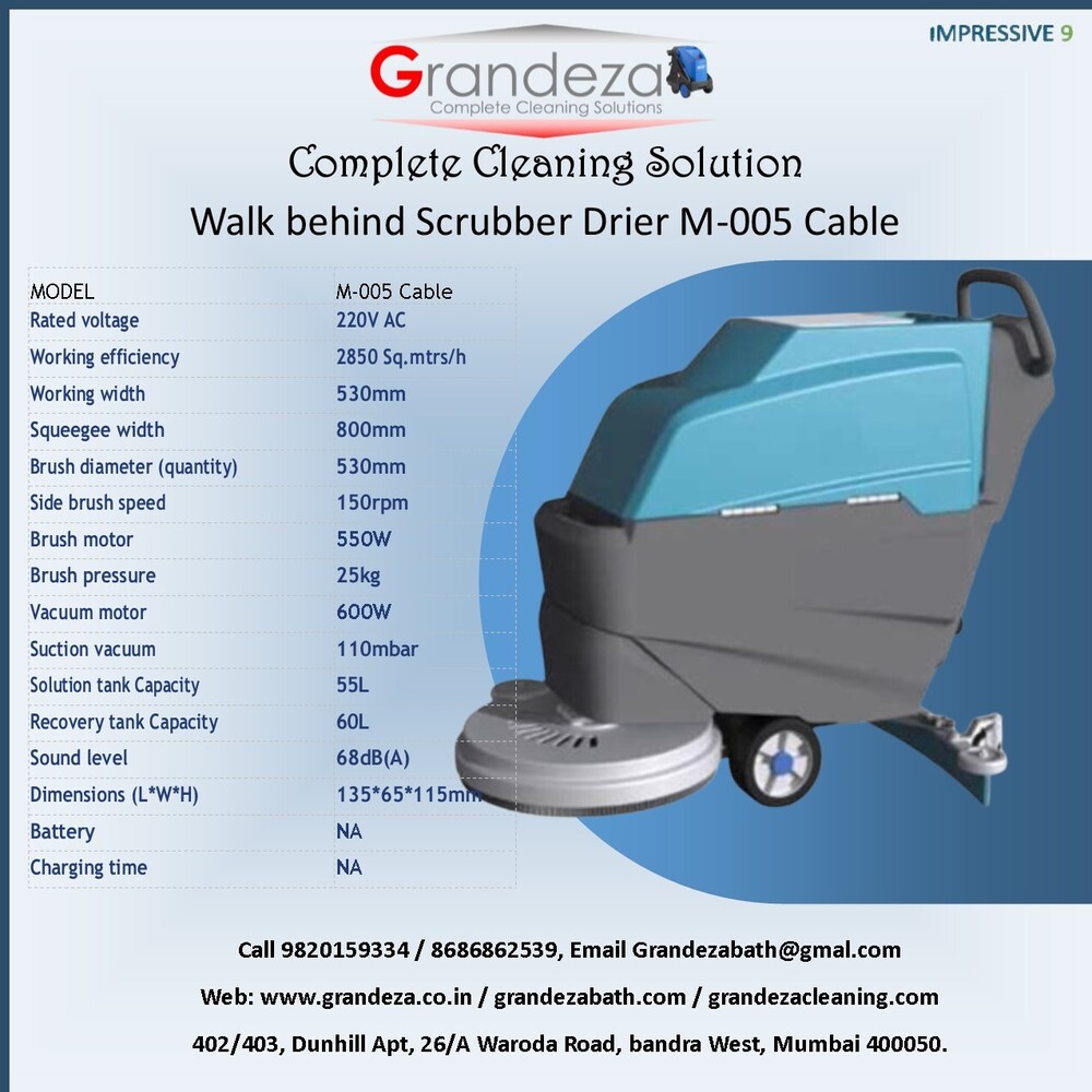 IMP GRANDEZA Ride on Scrubber Drier 110L M-003