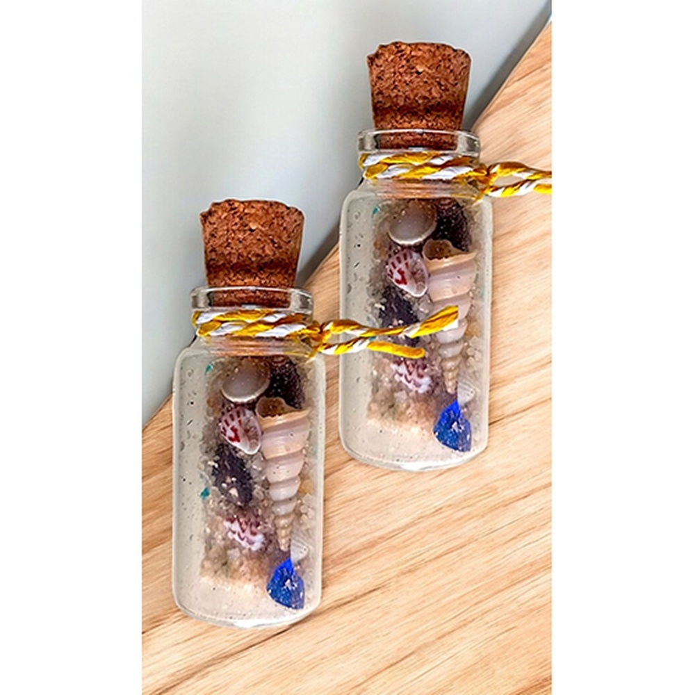 Beach In The Bottle (Mix Sea Shells In Bottle ) - Application: Household