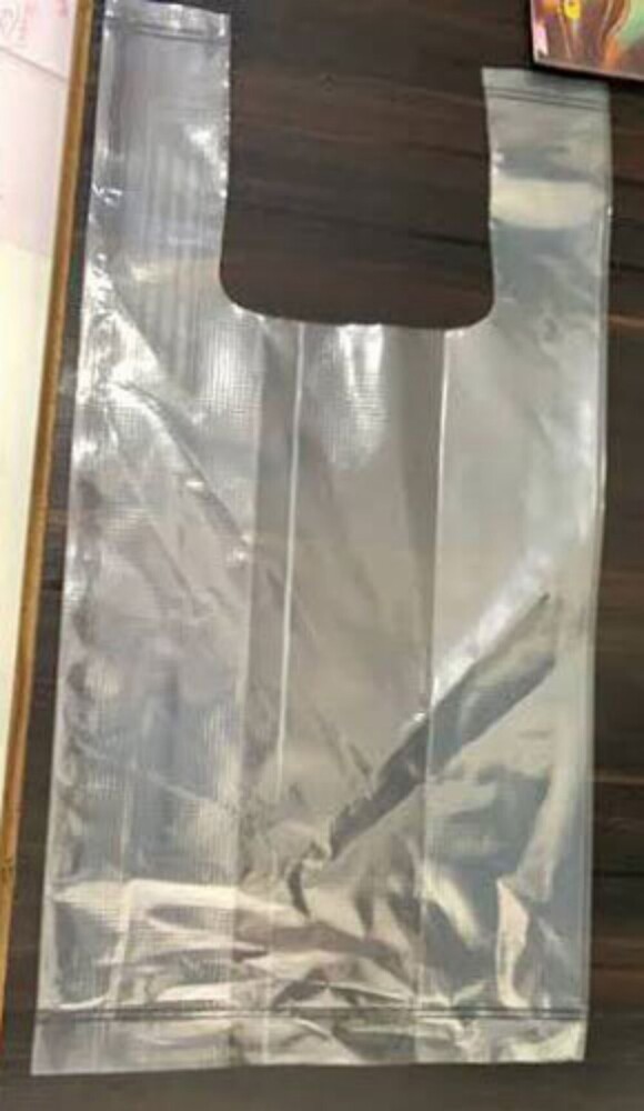 Plastic Natural Carry Bag - Color: Transparent