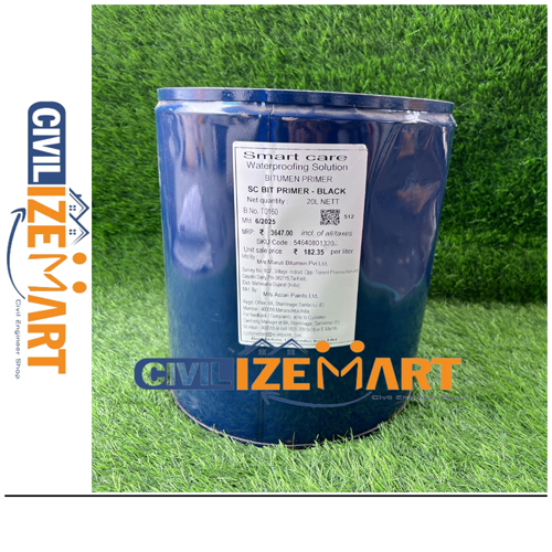 ASIAN SC BIT PRIMER BLACK (20L) WATERPROOFING CHEMICAL IN TELANGANA