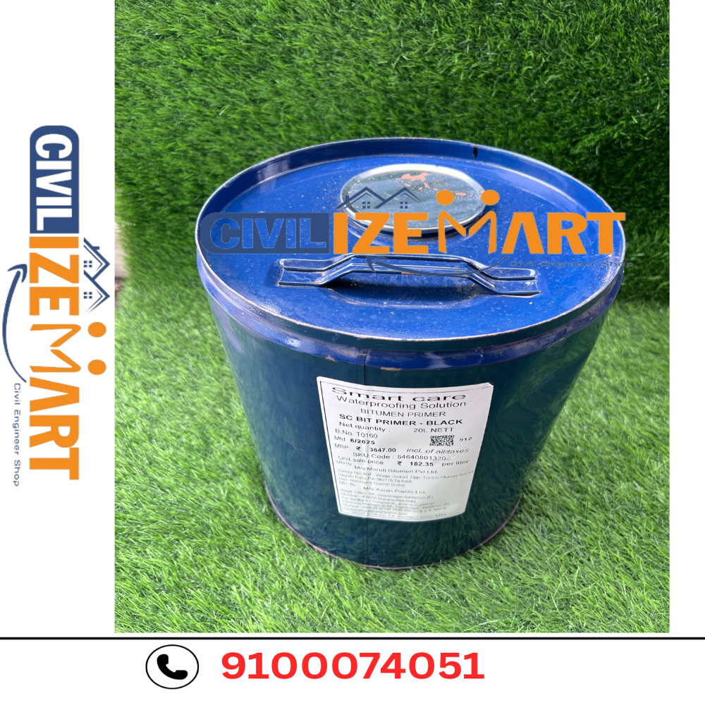 ASIAN SC BIT PRIMER BLACK (20L) WATERPROOFING CHEMICAL IN TELANGANA
