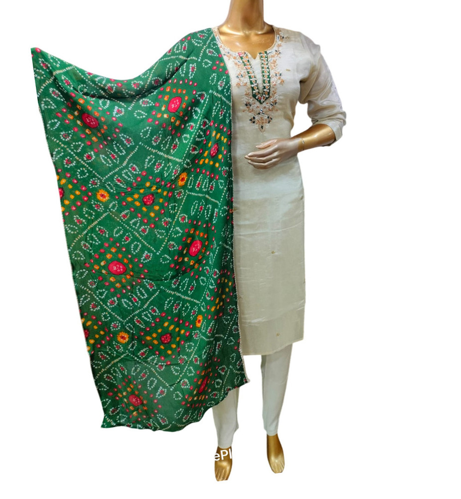 Ladies White Cotton Kurti