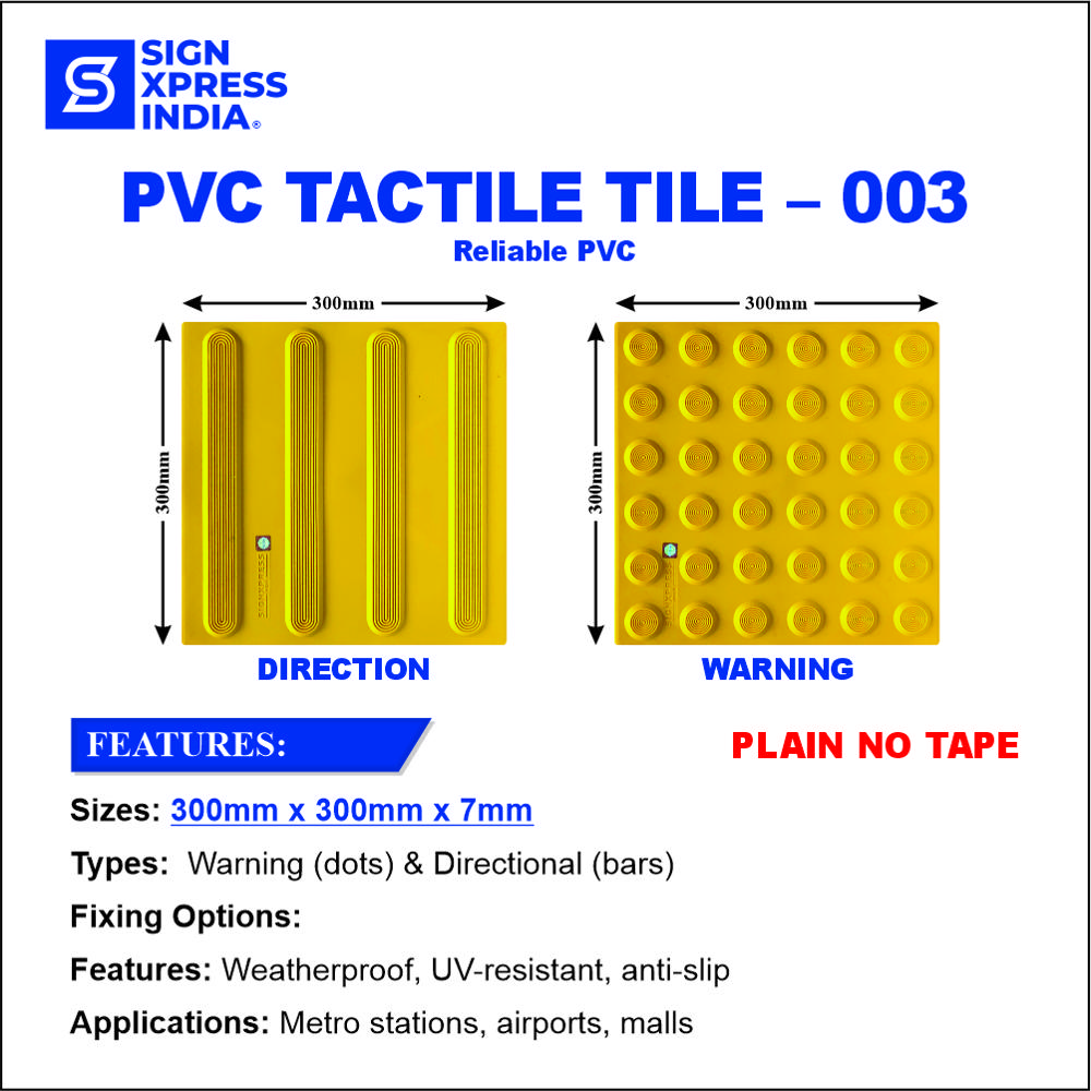 Pvc Tactile Tile Plain 003 - Color: Yellows / Golds