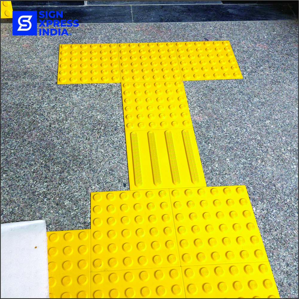 Pvc Tactile Tile Plain 003 - Color: Yellows / Golds