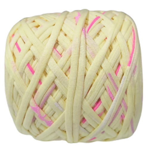 Flexi T-Shirt Yarn - Light yellow & pink
