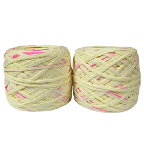 Flexi T-Shirt Yarn - Light yellow & pink