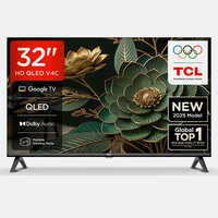 32v4c Tcl 32 Inch Google Qled Tv - Color: Black
