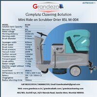 IMP GRANDEZA Mini Ride on Scrubber Drier 85L M-004