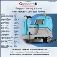 IMP GRANDEZA Mini Ride on Scrubber Drier 85L M-004