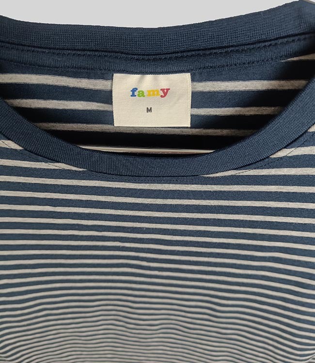 M11462 Mens Striped Long Sleeve T-Shirts