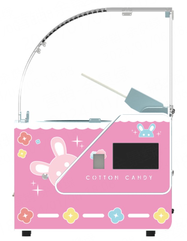 Mini 2.0 Fully Automatic Cotton Candy Machine - Capacity: 2 Kg/hr