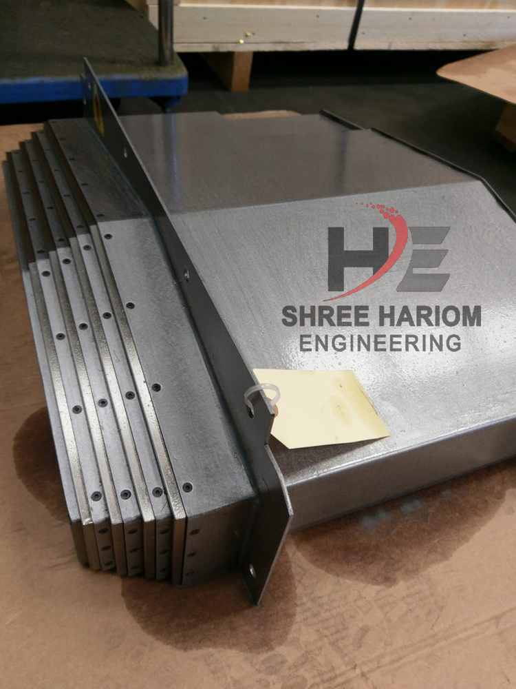 steel telescopic cover cnc guideways