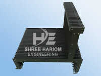 Flexible Bellow Cover For Cnc Machine - Color: Black