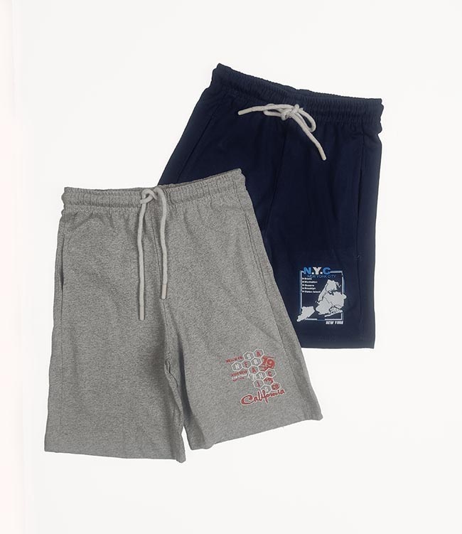 B16447 Boys Printed Knit Shorts