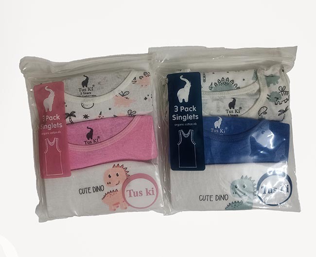 A31196 Baby Vests 3 Pc Pack