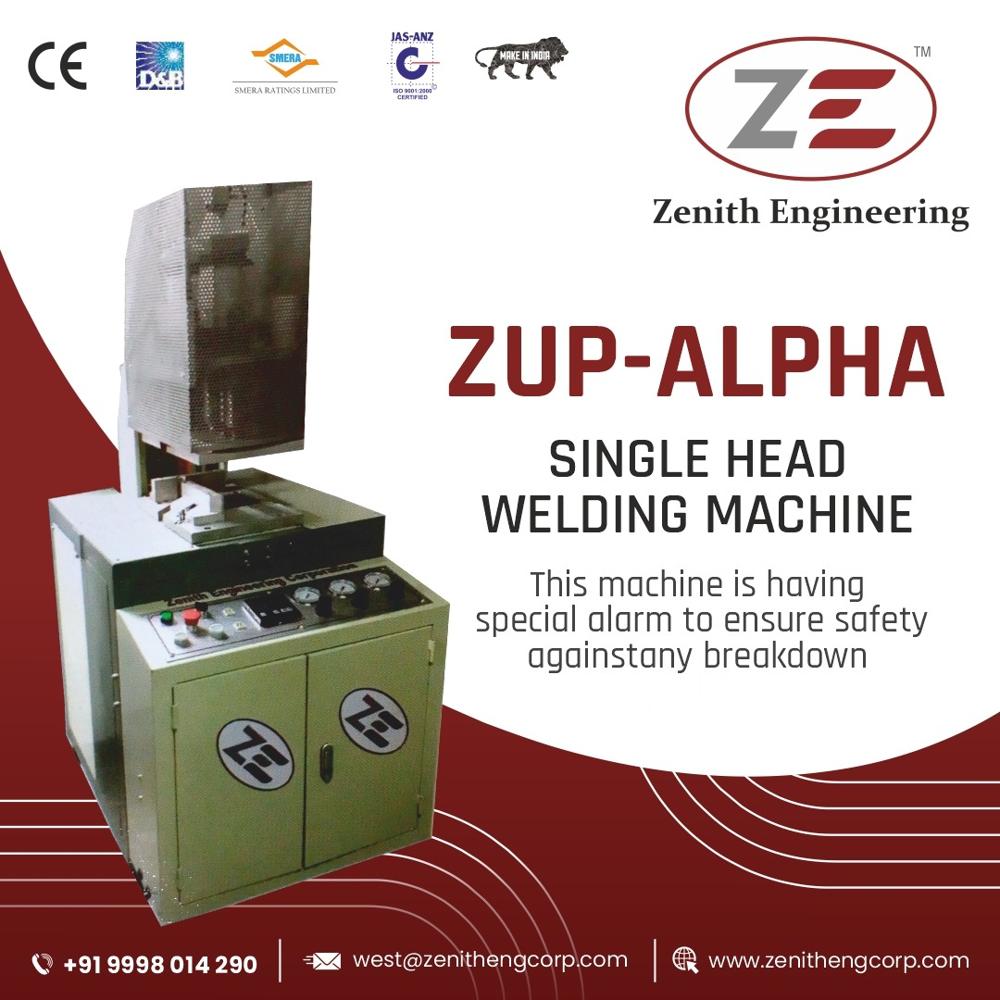 Single Head Upvc Welding Machine - 300 Kg, Single Phase Automatic Control | Programmable Welding Angles, Adjustable Supports, Quick Mould Change, Safety Features