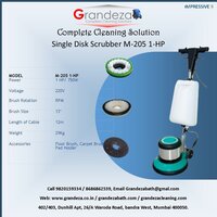 IMP GRANDEZA Single Disk Scrubber M-205 1-HP