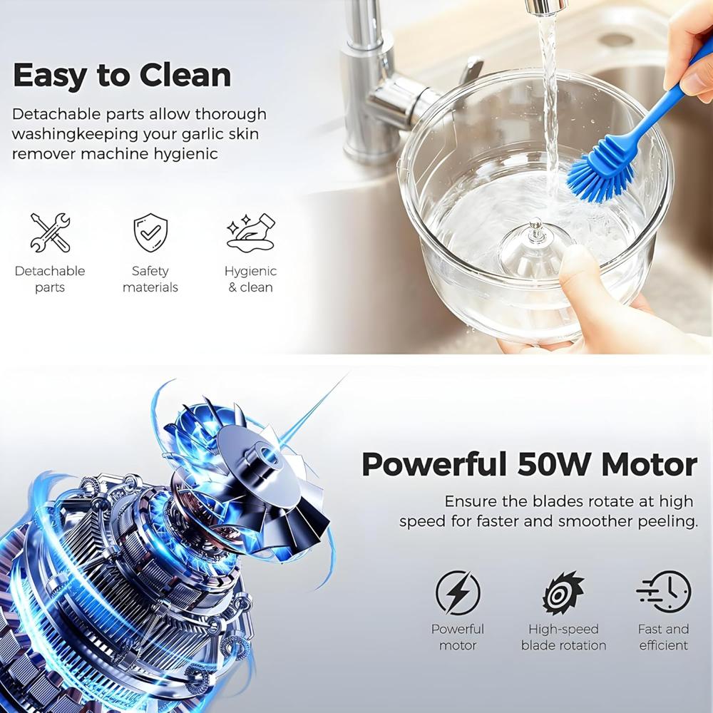 AUTOMATIC GARLIC PEELER MACHINE