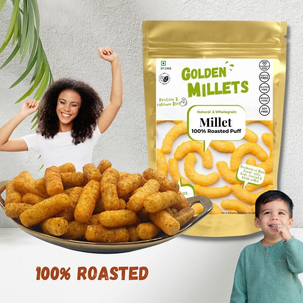 Millet 100% Roasted Puff