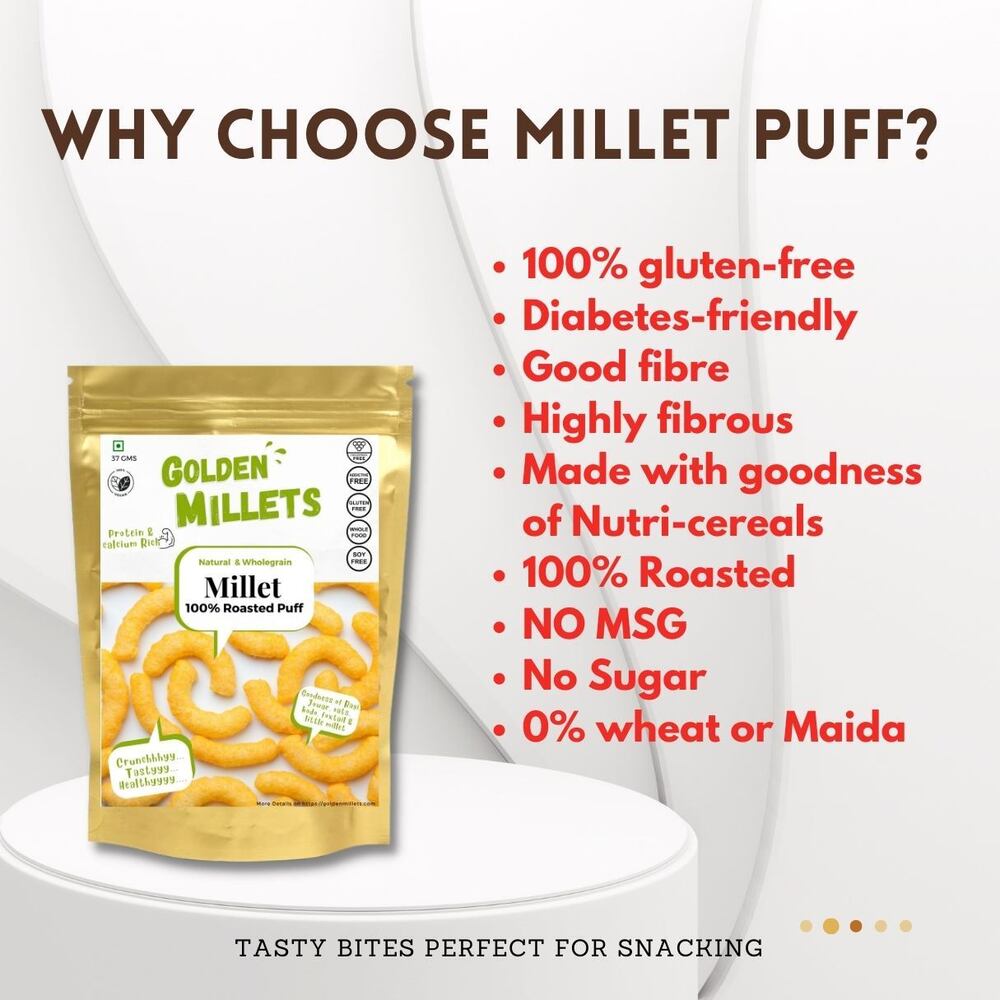 Millet 100% Roasted Puff