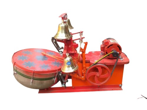 20 Inch 4 Bell Aarti Machine With Shankh And Remote Control
