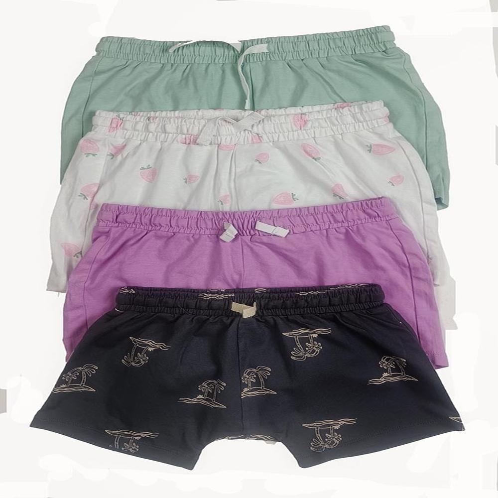 A31195 Baby Girls Knit Shorts Assorted