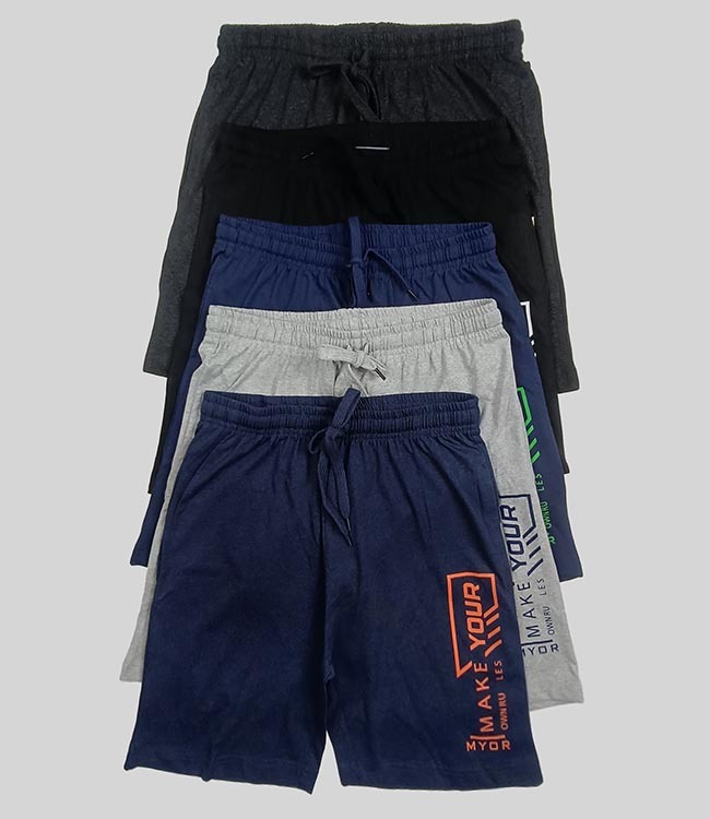 M11438 Mens Printed Knit Shorts