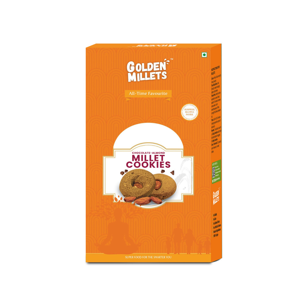 100 GM Chocolate Almond Millet Cookies