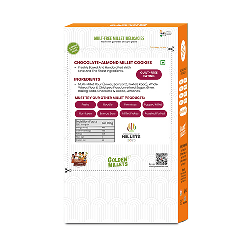 100 GM Chocolate Almond Millet Cookies