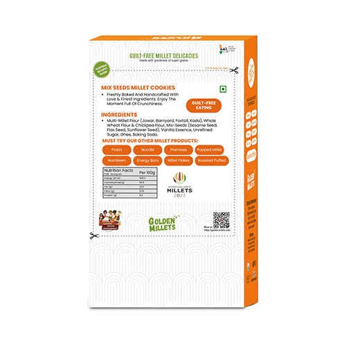 100 GM Mix Seeds Millet Cookies