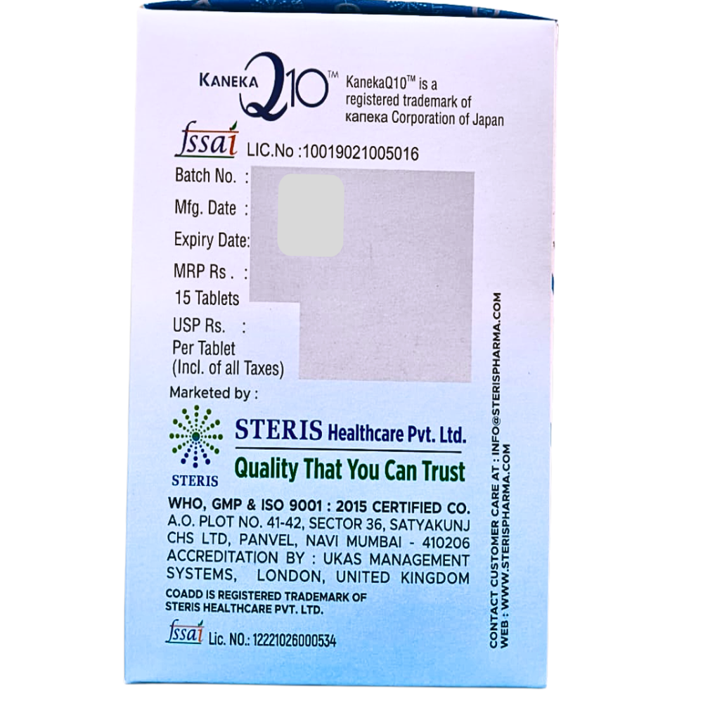 Co Add Q10 300 Tablet - Drug Type: General Medicines