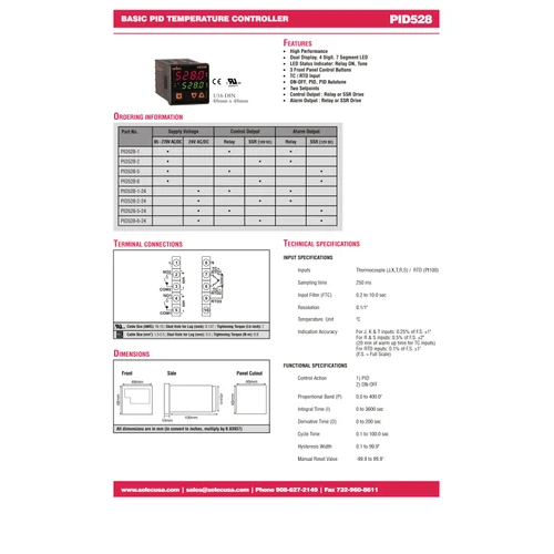 Selec Pid 528 - 1 - Application: Industrial