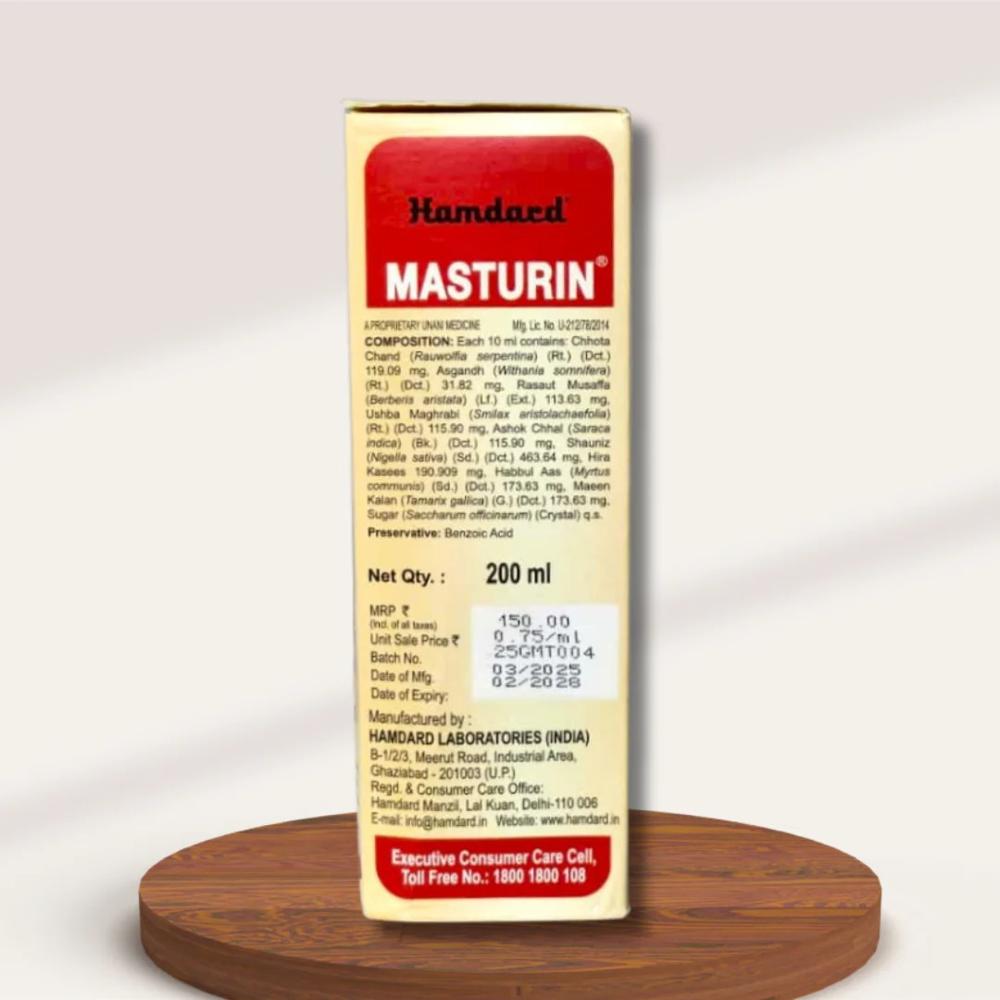Hamdard Masturin Syrup 200ml