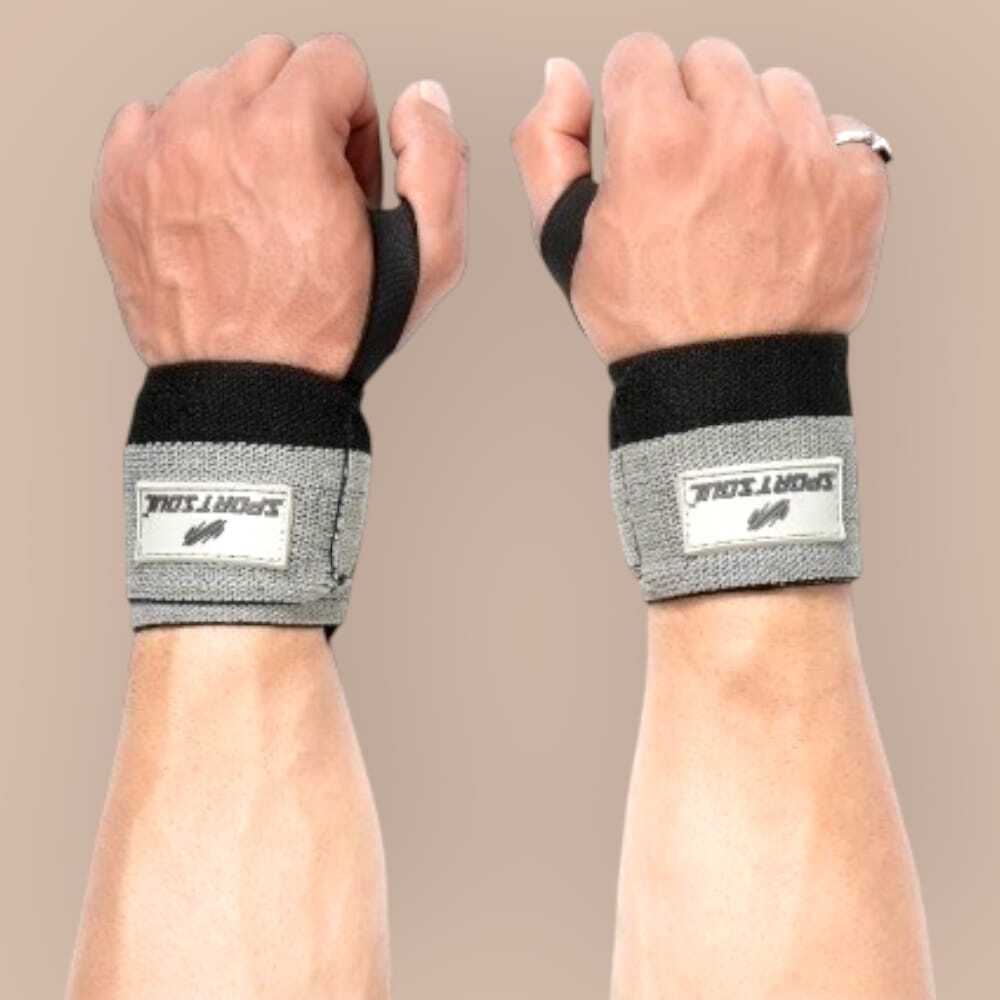 Weightlifting Wrist Band With Thumb Support