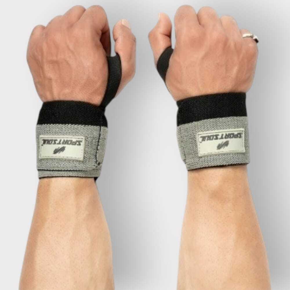 Weightlifting Wrist Band With Thumb Support