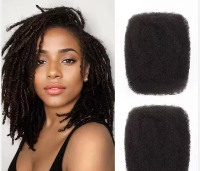 The Devote Raw Afro Kinky Curly Virgin Human Hair Extensions | 100% Unprocessed Cuticle Aligned Bulk Hair for Dreadlocks & Braiding