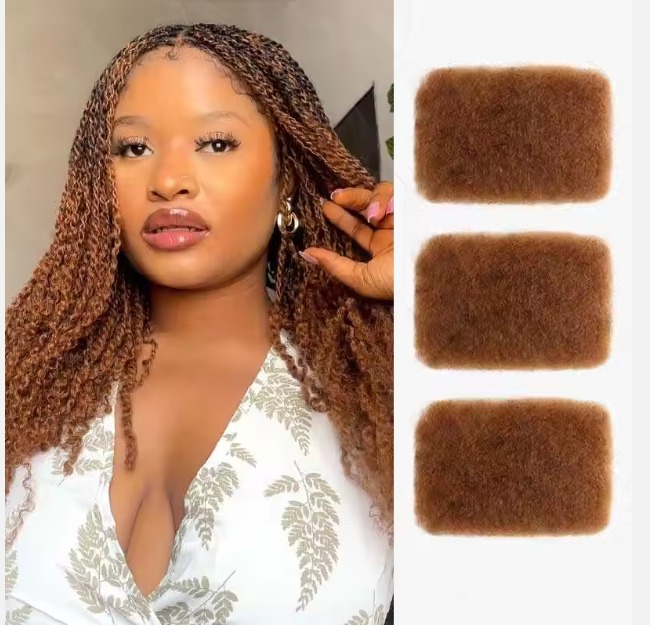 The Devote Raw Afro Kinky Curly Virgin Human Hair Extensions | 100% Unprocessed Cuticle Aligned Bulk Hair for Dreadlocks & Braiding