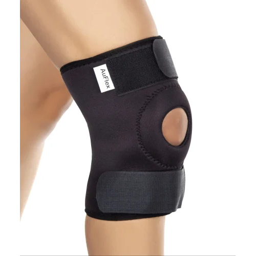 Knee Cap Support - Neoprene Manual Brace | Portable Design, Adjustable Fit, Provides Stability And Support To Knee Joint